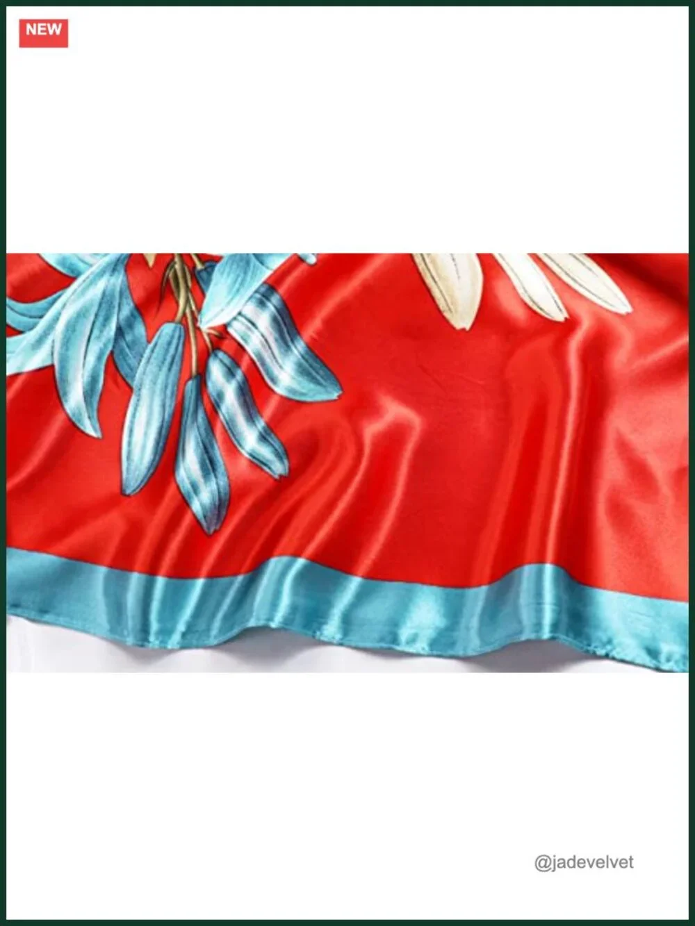 Satin Head Scarf 35x35 Women Silk-Like Hair Wrap Neck Scarf Square Bandana